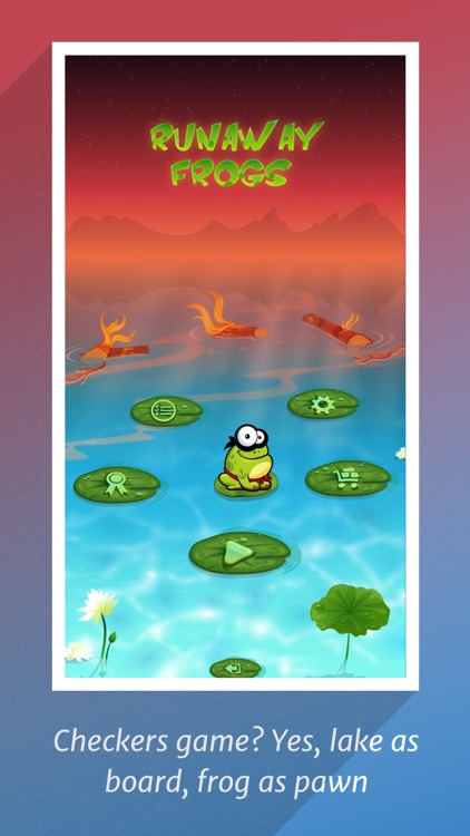 Runaway Frogs - distinctive checkers, most smart