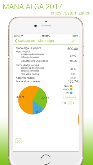 Alga 2017 (+pabalsti un citi aprēķini)(圖3)-速報App