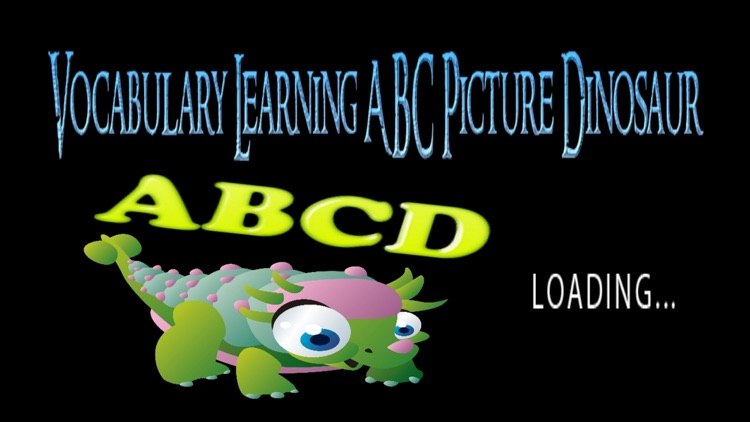 Vocabulary Learning ABC Picture Dinosaur screenshot-4