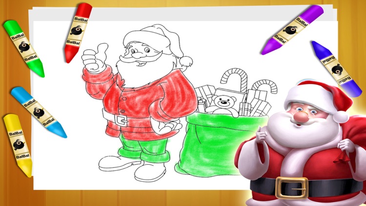 Christmas Coloring Book - Scratch & Draw Kids Game