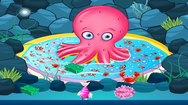 Cute Octopus Care - Pets Salon