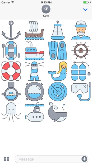 MarineMoji - Maritime Stickers for Sailors(圖3)-速報App