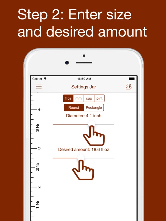 Measuring Cup and Kitchen Scale iPad