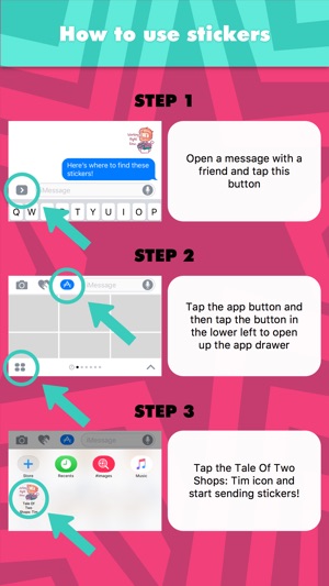 Tale Of Two Shops: Tim stickers for iMessage(圖2)-速報App