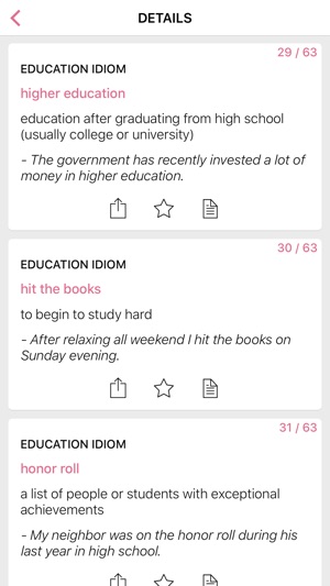 Education Number idioms in English(圖2)-速報App