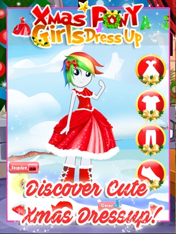 Xmas Pony - My Love Dress Up screenshot 3