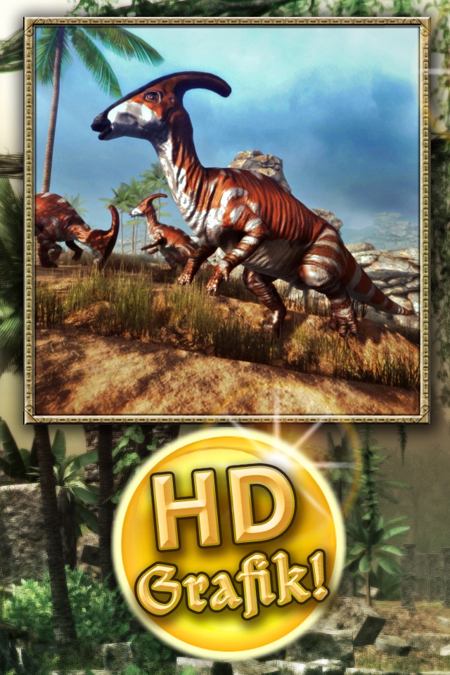 Dinosaurs walking with fun 3D puzzle game in HD screenshot 3