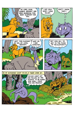Panchatantra-How the Jackal ate the Elephant screenshot 3