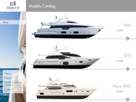 FerrettiYachts screenshot 2