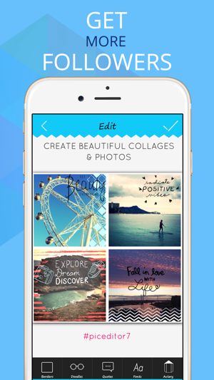 Pic Editor 7 - Selfie and Collage Photo Sticker(圖1)-速報App