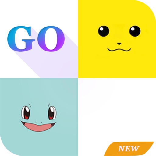 Piano tiles-don't tap for pikachu: white tiles Icon