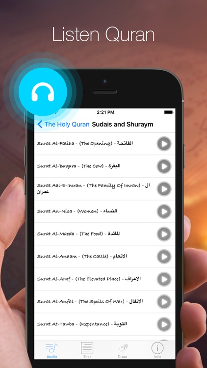 Al-Quran Pro audio book for your prayer time