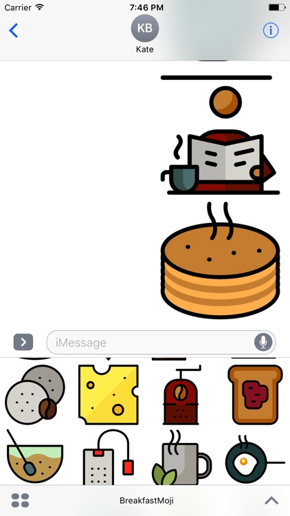 BreakfastMoji - Morning Stickers