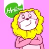 Hellowe Stickers: Pink Lion