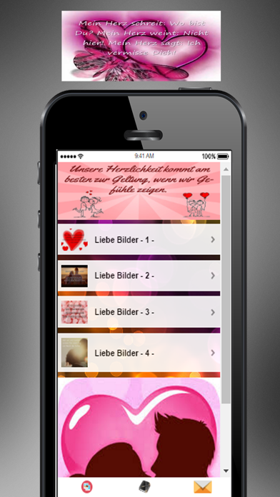 How to cancel & delete A+ Liebe Bilder Und Liebe Phrasen Fotos - Liebe from iphone & ipad 1