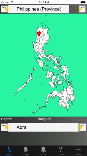 Philippines Province Maps and Capitals