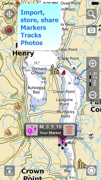 Aqua Map Vermont VT Lakes HD - GPS Nautical Charts screenshot-3