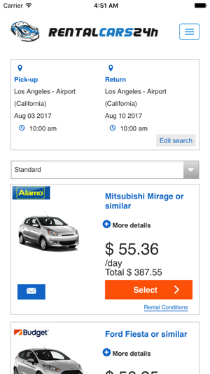 Car hire LAX - Los Angeles USA(圖5)-速報App