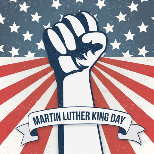 Martin Luther King Day Animated Stickers icon