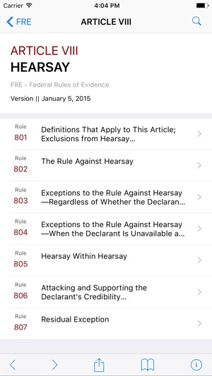 Federal Rules of Evidence (LawStack's FRE)(圖2)-速報App