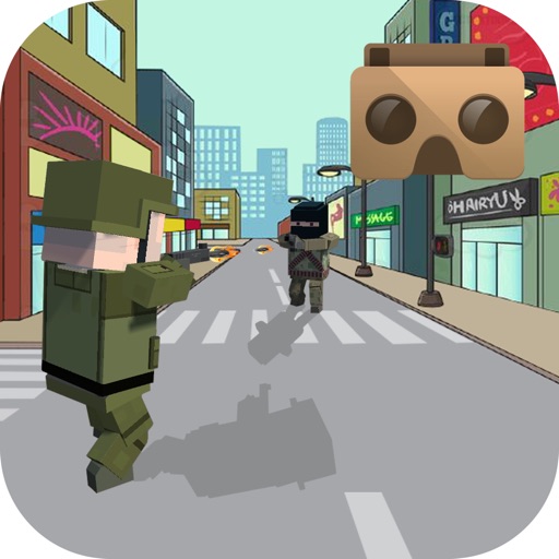 VR Blocky Battles Fight : For Virtual Reality iOS App