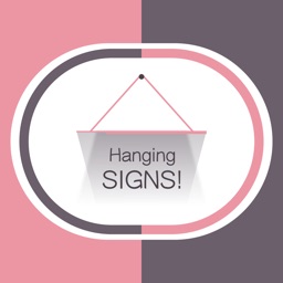 Hang a Sign! (Pink/Dark Violet)