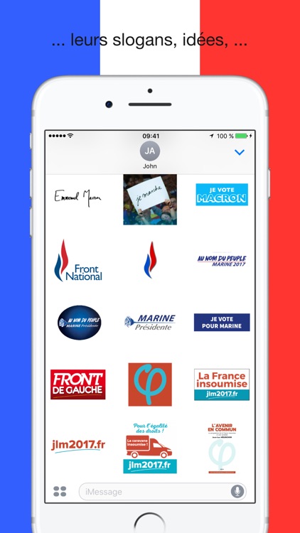 Présidentielle 2017 - Stickers screenshot-3