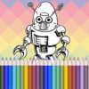 Learn Painting Game Robots For Kids