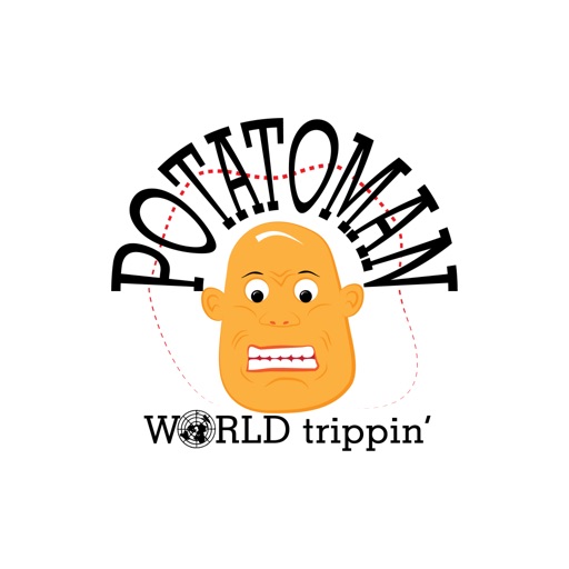 Potatoman World Trippin' stickers by drop sound
