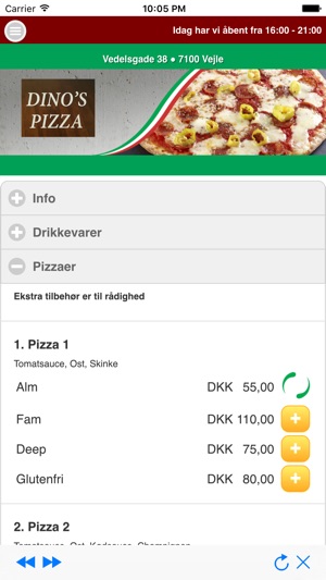 Dinos Pizza Vejle(圖2)-速報App