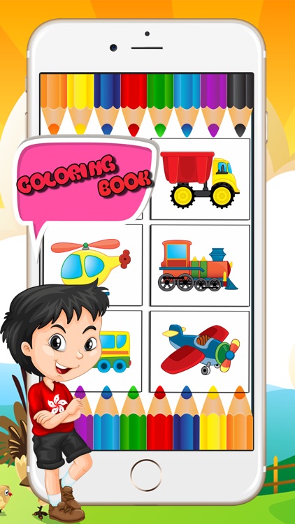 Truck Paint Coloring Book - Toddler Games for Free