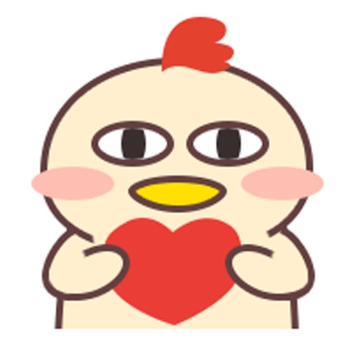 Baby Chicken Go Animated Stickers Icon