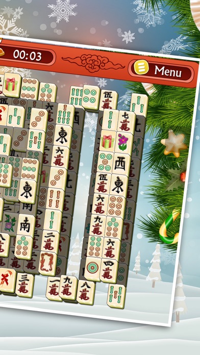 Christmas Mahjong 3D - Classic Winter Puzzle Game screenshot 2