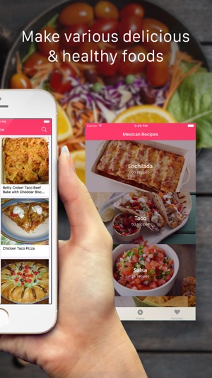 Mexican Recipes: Healthy cooking recipes & videos(圖2)-速報App