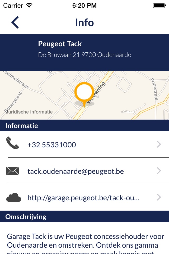 Peugeot Tack screenshot 3