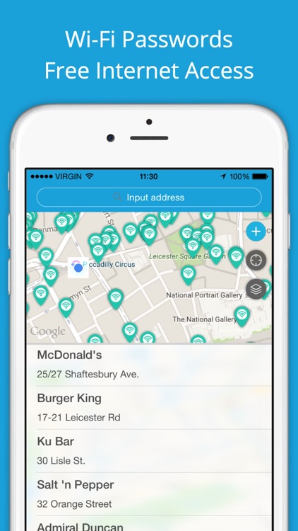 WiFi Finder - free internet access and passwords