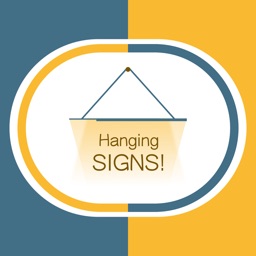 Hang a Sign! (Dull Blue/Yellow)