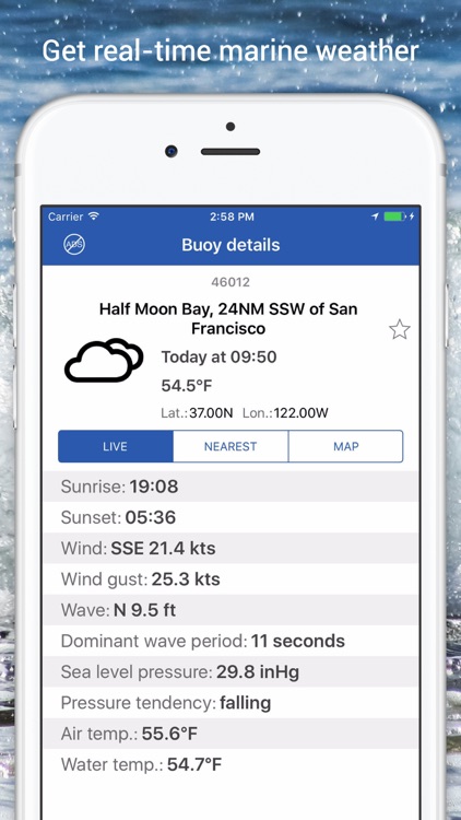 NOAA Buoys PRO Live Marine Weather