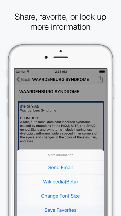 Medical Dictionary and Terminology (AKA MedWords) screenshot-3
