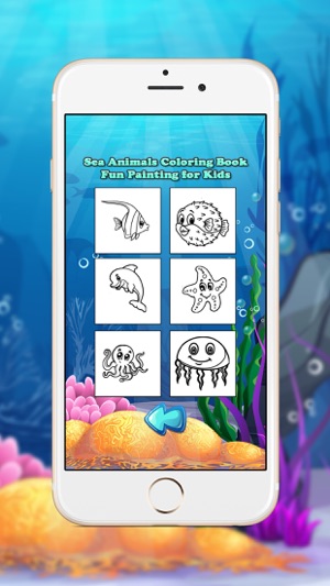 Sea Animals Coloring Book - Fun Painting for Kids(圖3)-速報App