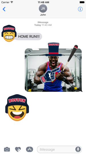 Boston Baseball Stickers & Emojis(圖2)-速報App