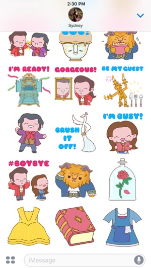 Disney Stickers: Beauty and the Beast Pack 2(圖4)-速報App