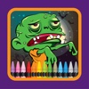 Game for Family Coloring Zombie Drawing