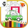 Car Kids Coloring Book