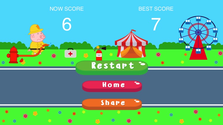 Baby Animal : Play with Fireman & Rescue firetruck screenshot-3