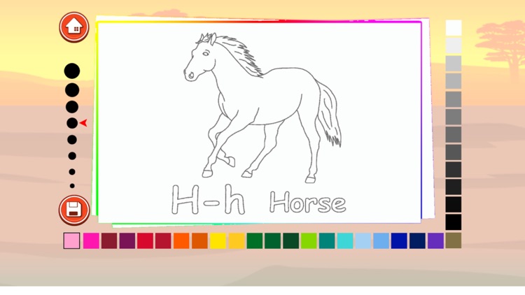 ABC Animals Coloring Pages for Kids -Modern Family screenshot-3
