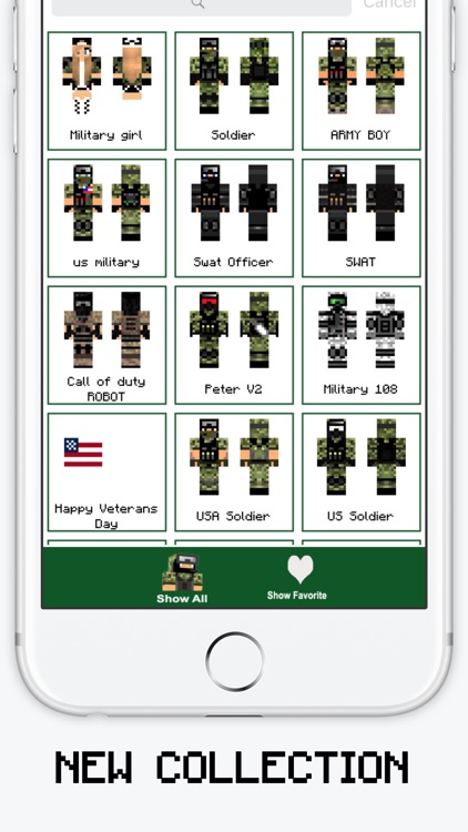 Military Skins for Minecraft PE & PC