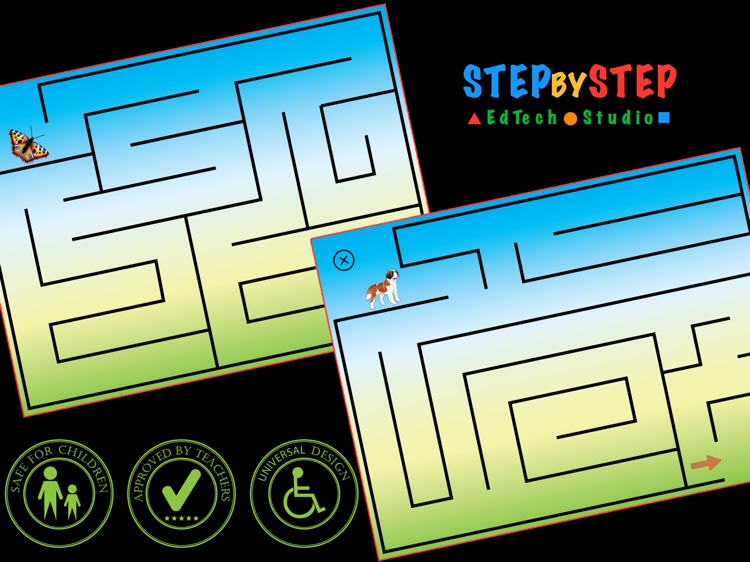 Animal Maze - Find a route through the maze