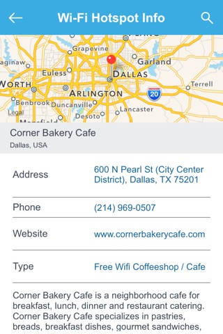 Dallas City Wifi Hotspots screenshot 3