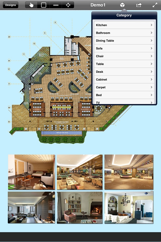 Home Office Design - floor plan & draft design screenshot 4